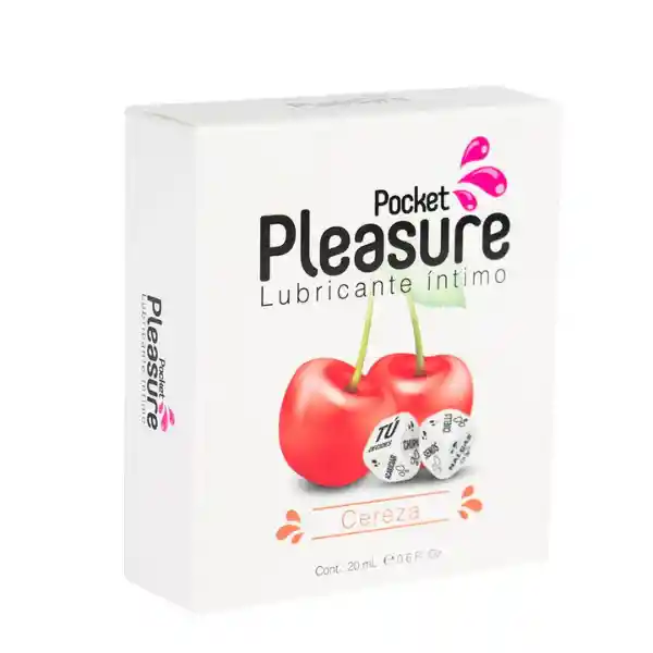 Lubricante Cereza X 20 Ml Y Dados Pocket Pleasure