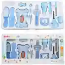 Kit Aseo Bebe De 13 Piezas Con Termometro Para Bañera Hy-g-1 Azul