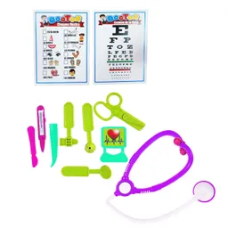 Set Doctora Kit Medico Juguete Niños Niñas Estetoscopio