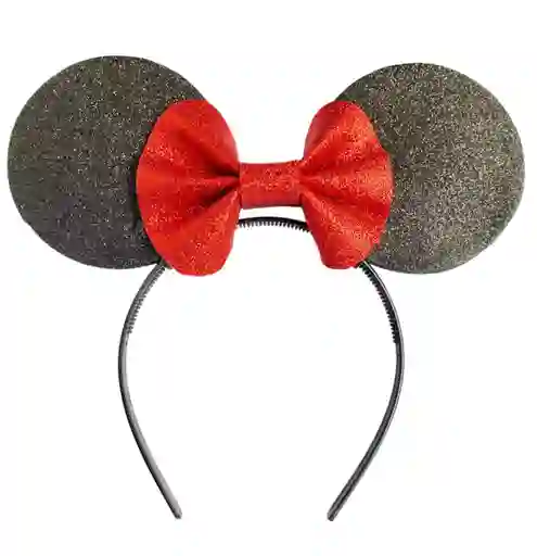 Vincha Diadema Minnie Mouse Escarchada Halloween Hora Loca Carnaval