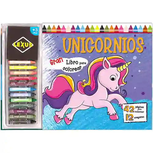 Unicornios Gran Libro Para Colorear