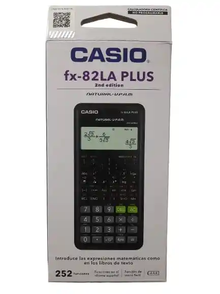 Calculadora Científica Casio Fx-82la Plus-bk