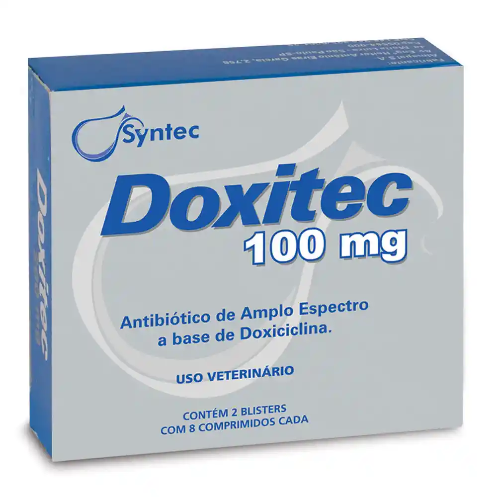 Doxiciclina 100mg 16 Comprimidos