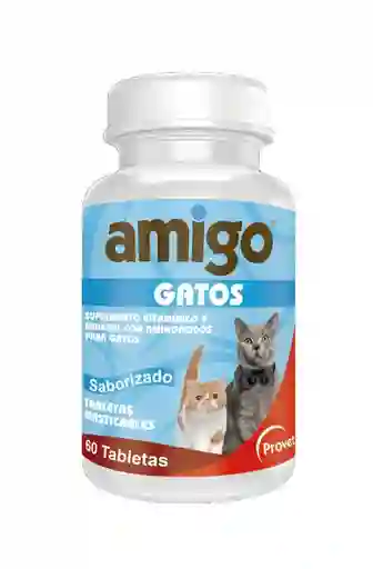 Amigo Gatos Oral Fco X 60 Tab