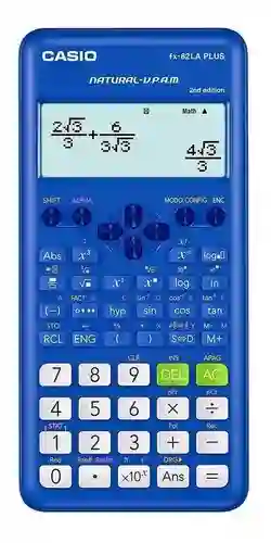 Calculadora Científica Casio Fx-82la Plus-2 252 Funciones Color Azul