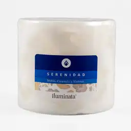 Vela Iluminata Aroma Serenidad 10 X 8 Cm