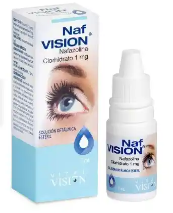 Naf Vision Oftalmico 7 Ml(nafazolina Clorhidrato 1mg) 7ml