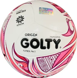 Balón De Fútbol #5 Golty Pro Origen Laminado/ Rosado