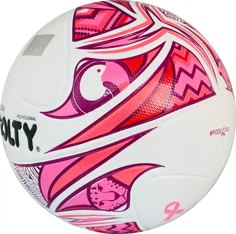 Balón De Fútbol #5 Golty Pro Origen Laminado/ Rosado