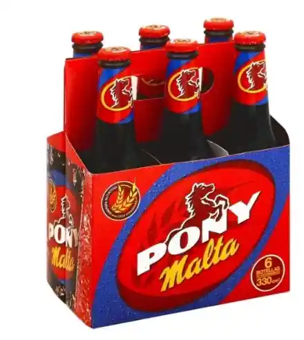 Pony Malta Sixpack 330 Retornable