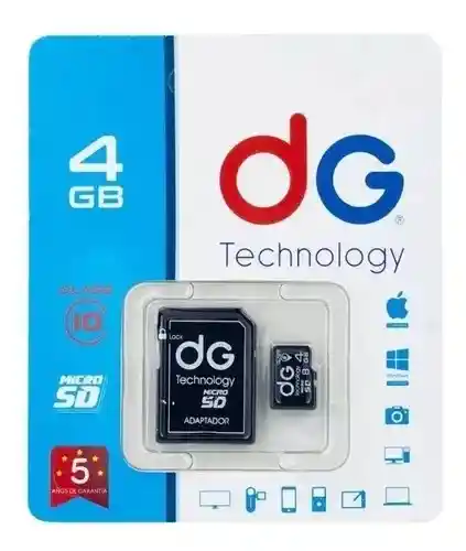 Micro Sd 4gb Dg Clase 10