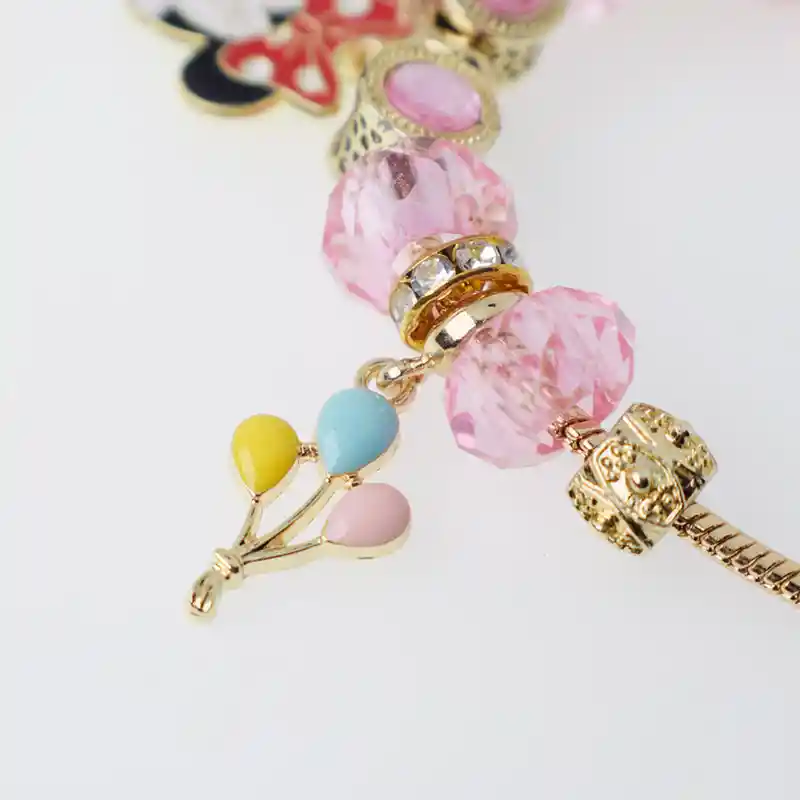 Pulsera Rosa Minnie - Acero