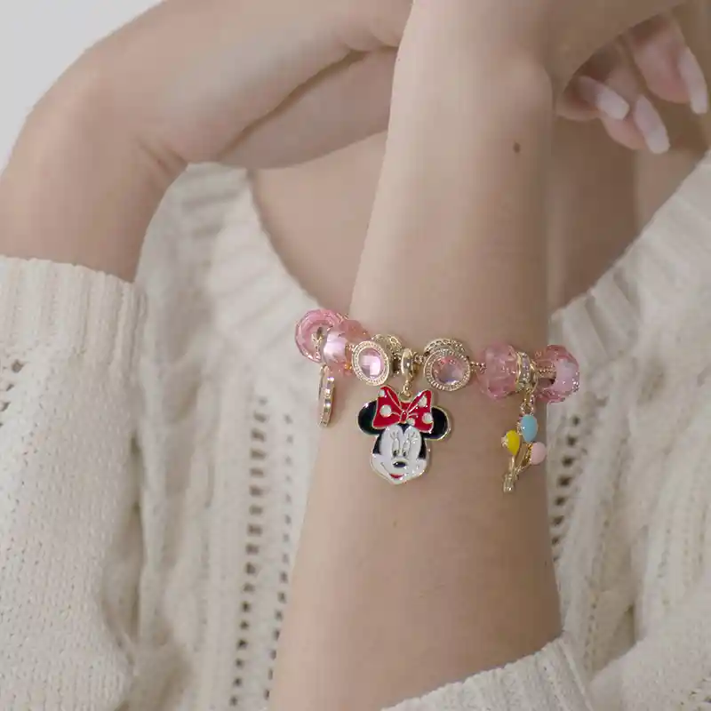 Pulsera Rosa Minnie - Acero