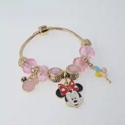 Pulsera Rosa Minnie - Acero