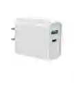Cargador Para Celular Carga Rapida 20w Doble Entrada