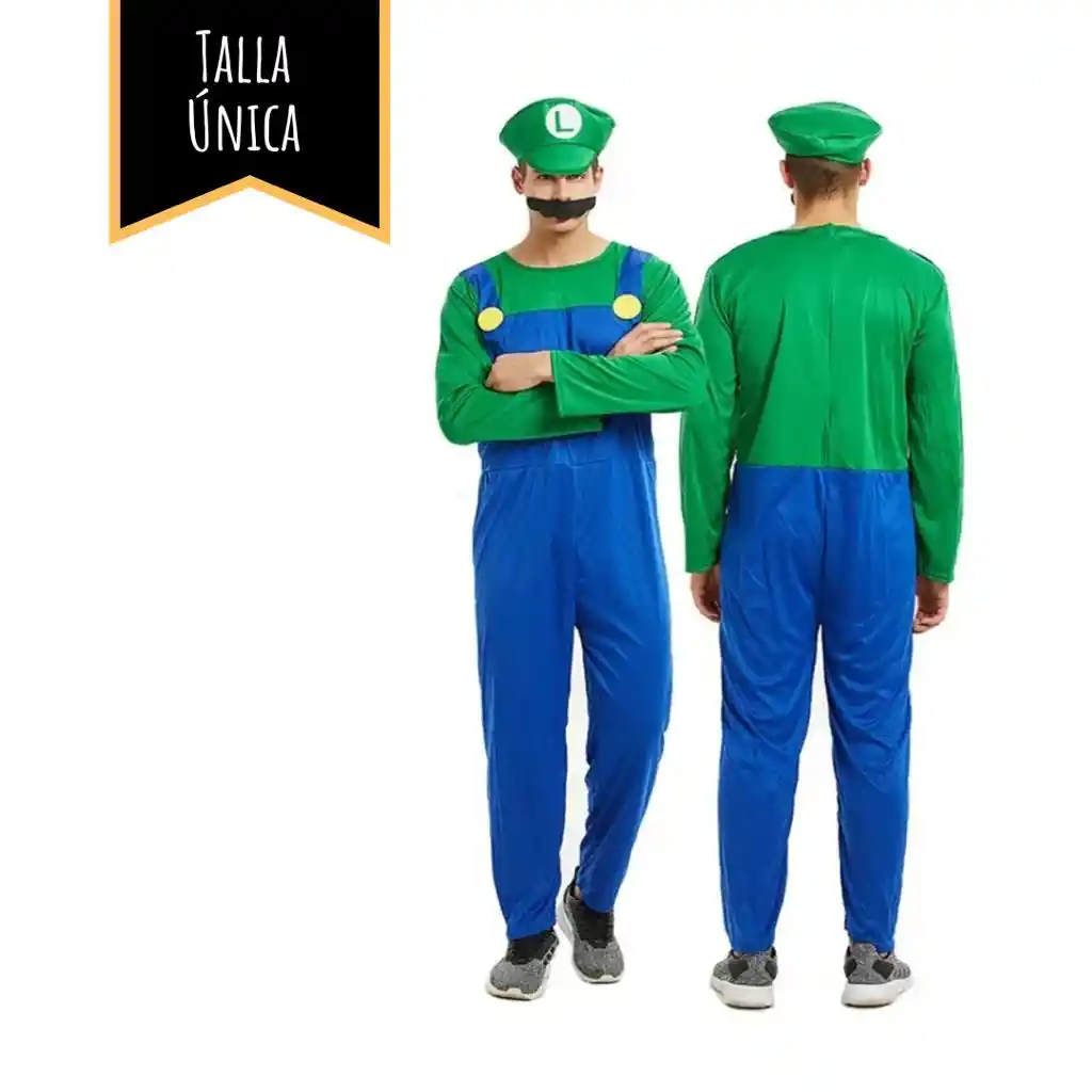Disfraz Halloween Adulto Luigi Talla Única
