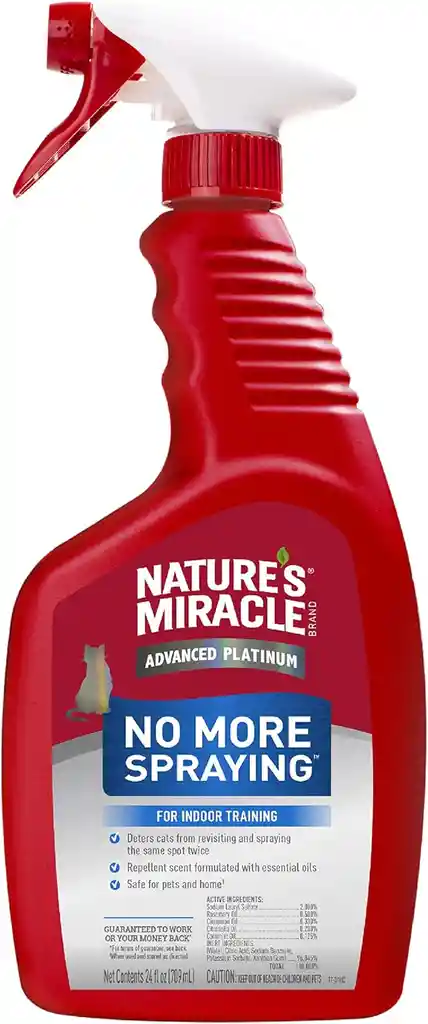 No Mas Marcas Gatos Natures Miracle 24oz 700 Ml Ideal Para Eliminar La Mala Conducta De Orina De Tu Gato Nature Miracle