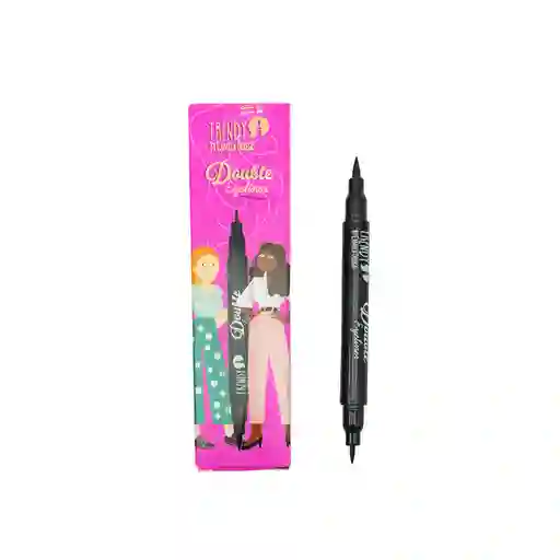 Delineador Double Eyeliner Trendy