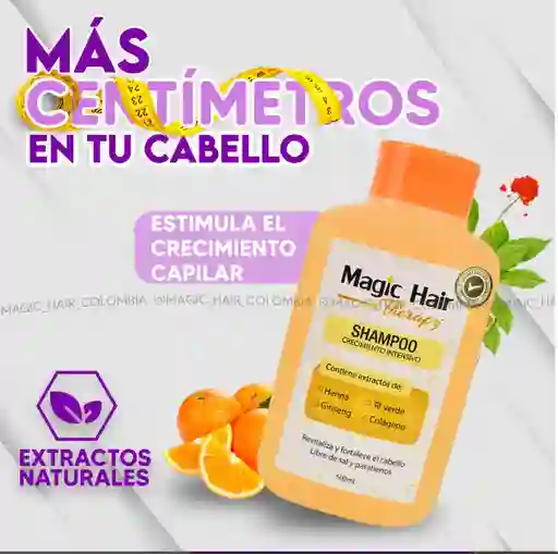 Shampoo Crecimiento Del Cabello Sin Sal |magic Hair