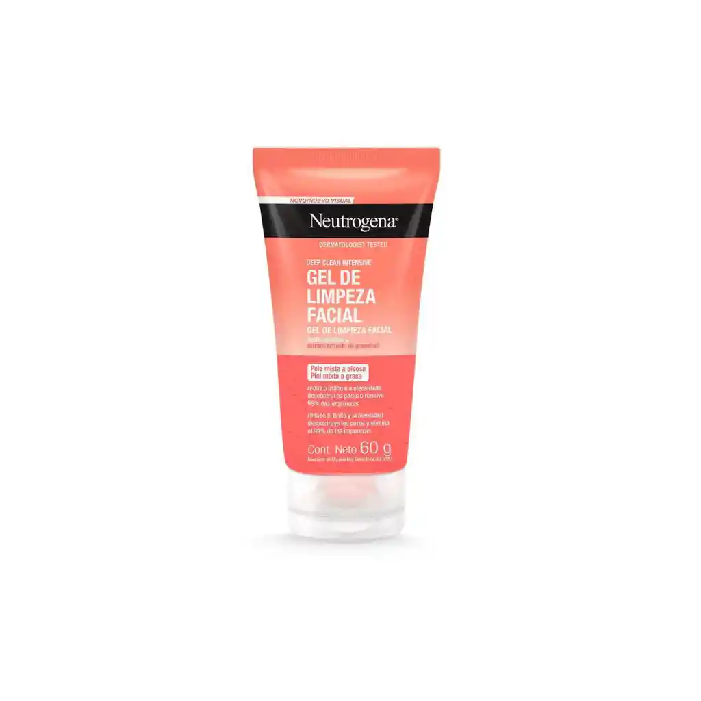 Gel Limpieza Profunda Piel Mixta Neutrogena C 60 Gr