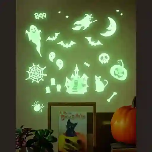 Decoracion Halloween Pared X 8 Und