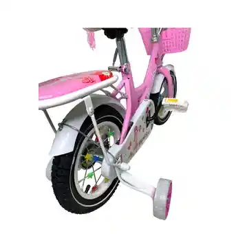Bicicleta Niñas Rin 12 Canasta Pito Frenos Princess - Lila