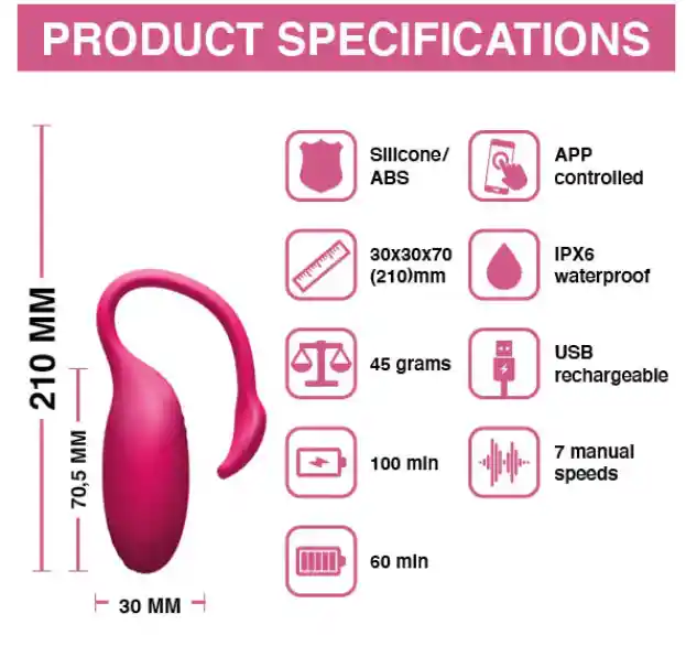 Vibrador Flamingo - App Control