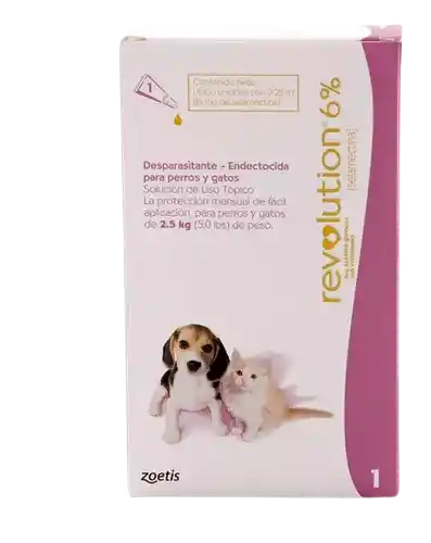 Revolution Antipulgas Gatos Y Perros Hasta 2,5 Kg