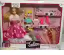 Kit De Barbie Fashionista Con Vestidos