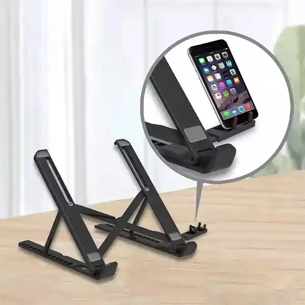 Base Stand Para Portatil Y Cel 2 In 1