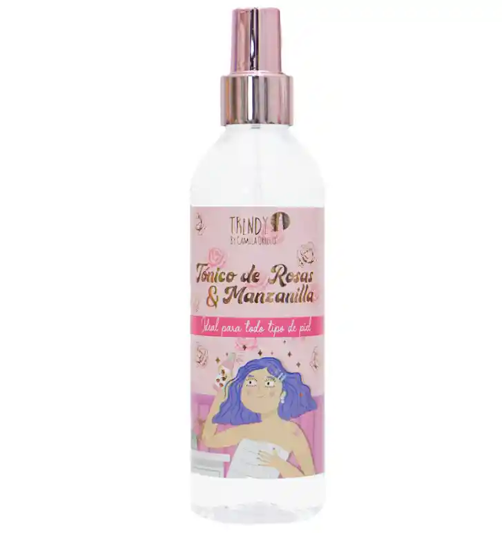 Tónico De Rosas Manzanilla Agua De Rosas Trendy 240ml