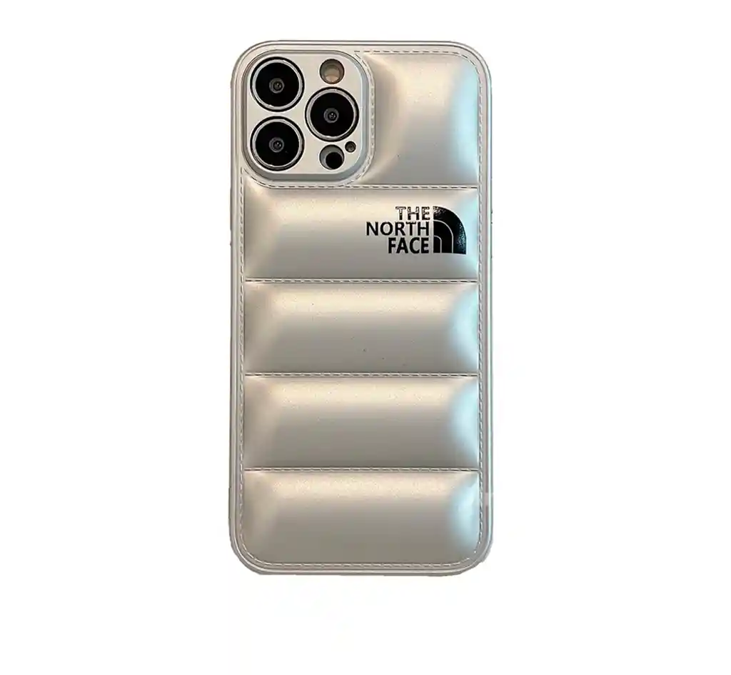 Case , Estuche Forro Iphone The North Face Gris