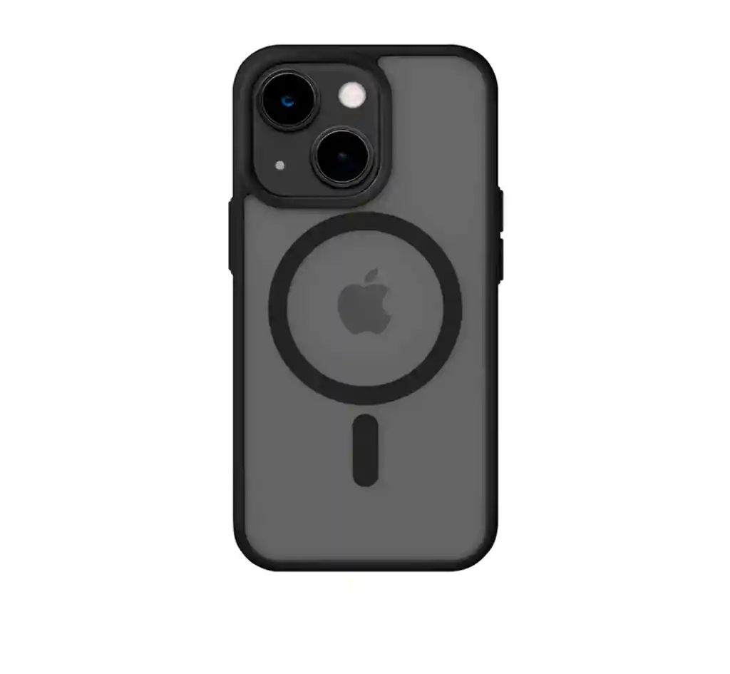 Case Forro Antichoque Magsafe Iphone Color Negro