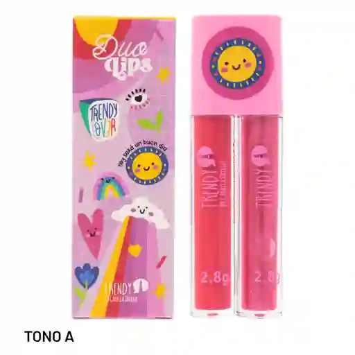 Trendy Gloss Duo Lips Tono A