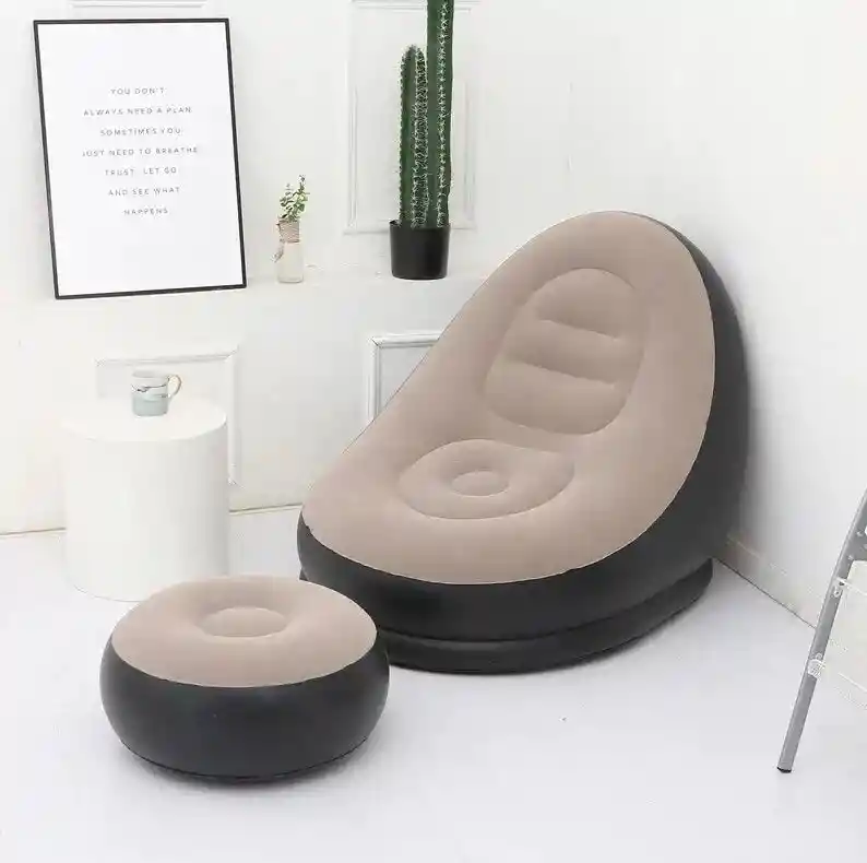 Sillon Inflable Con Reposa Pies