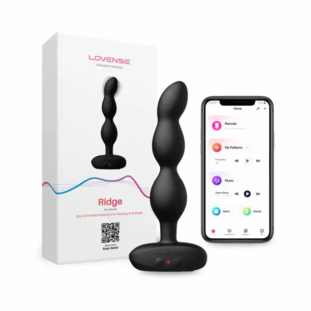 Vibrador Anal Ridge Lovense App Interactivo