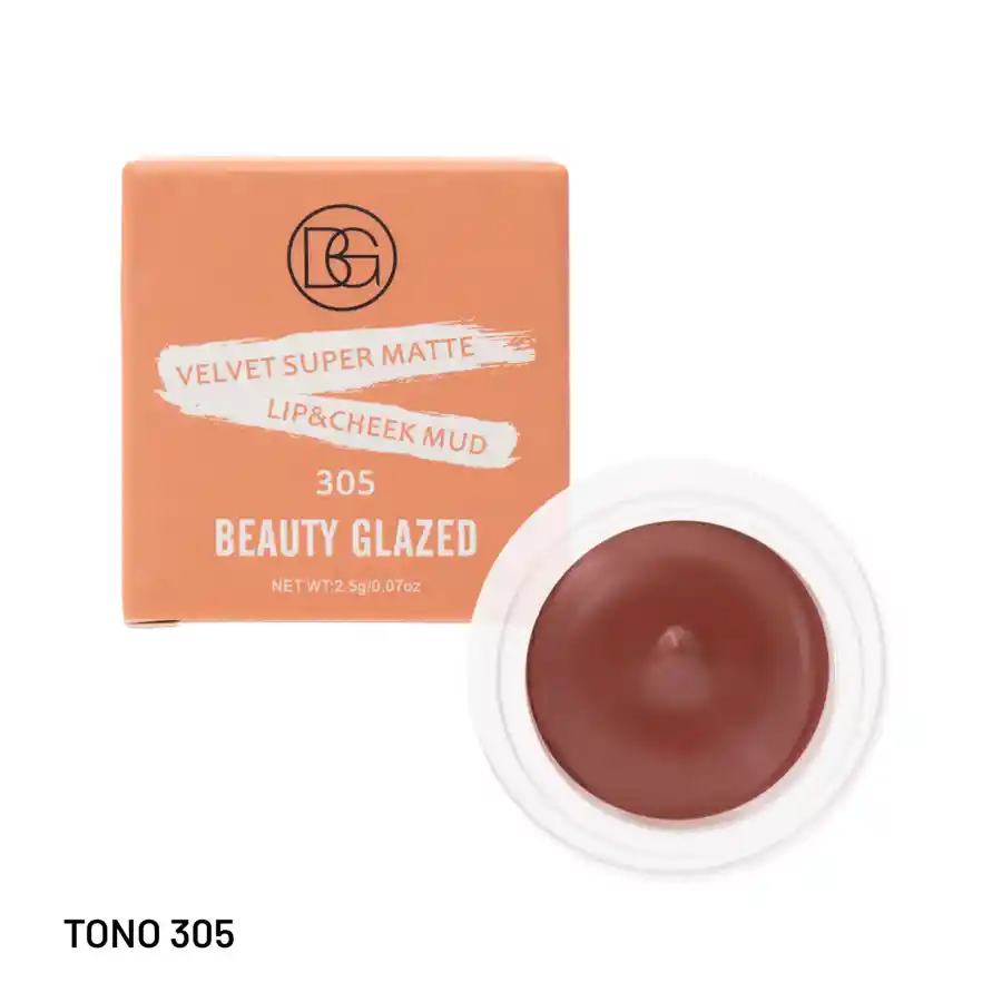 Beauty Glazed Rubor Y Labial Velvet Tono 305