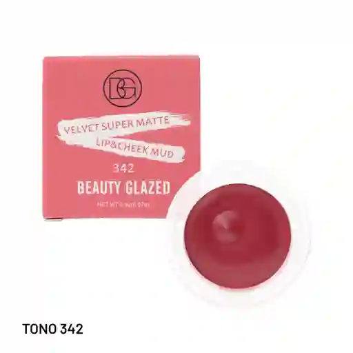 Beauty Glazed Rubor Y Labial Velvet Tono 342