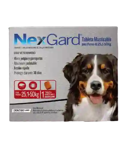 Nexgard Antipulgas Y Antigarrapatas 25 A 50 Kg