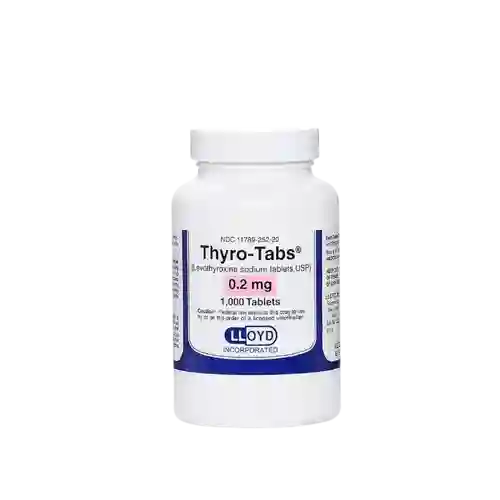 Thyro-tabs 0,2 Mg 120 Tabletas