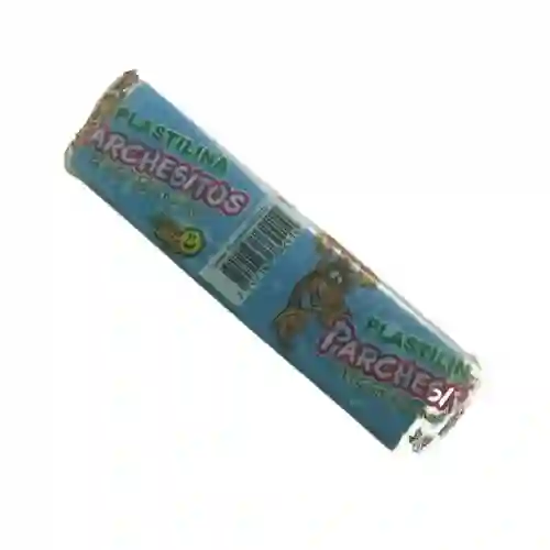 Parchesitos Barra De Plastilina Azul Celeste