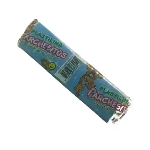 Parchesitos Barra De Plastilina Azul Celeste