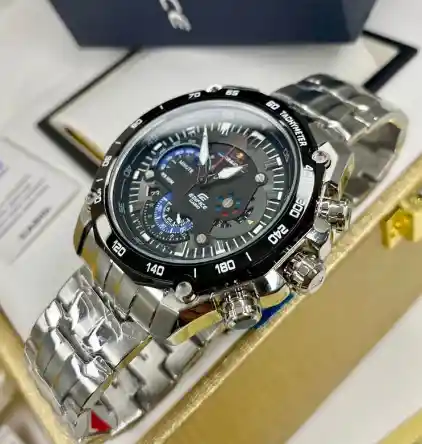 Reloj De Pulso Acero Casio Edifice Analógico Con Cronógrafo