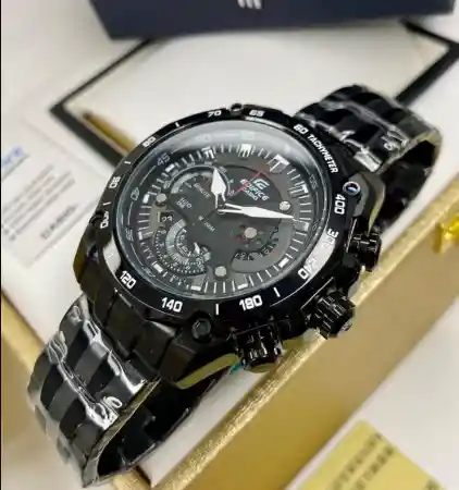 Reloj De Pulso Acero Casio Edifice Analógico Con Cronógrafo