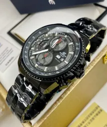 Reloj De Pulso Acero Casio Edifice Analógico Con Cronógrafo