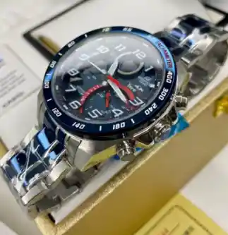 Reloj De Pulso Acero Casio Edifice Analógico Con Cronógrafo