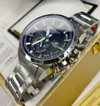 Reloj De Pulso Acero Casio Edifice Analógico Con Cronógrafo