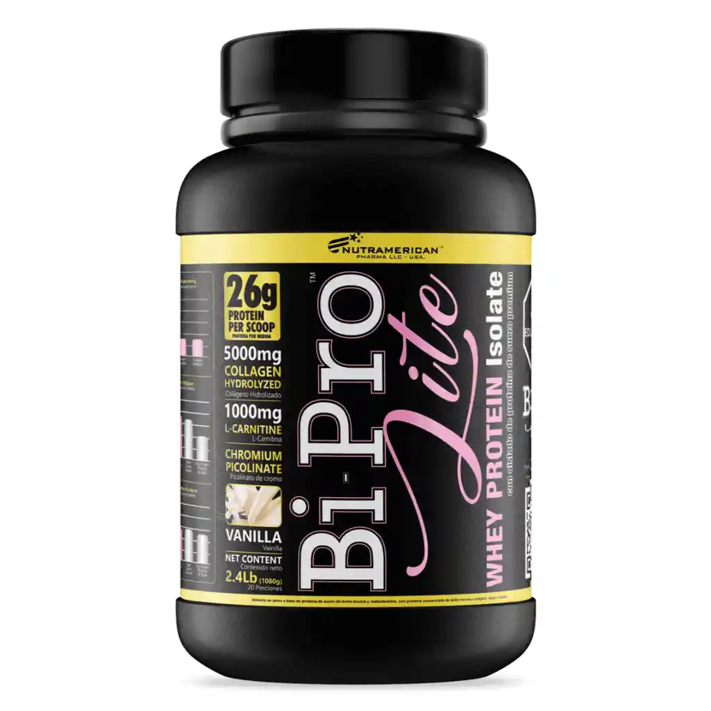 Bi Pro Lite 2.4lb - Nutramerican Pharma - Vainilla