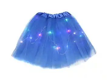 Halloween Tutu Para Niña Colores Varios Con Luz Led De Colores