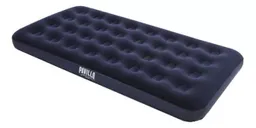Colchon Inflable Sencillo Bestway De 188x99x22 Cm Color Azul